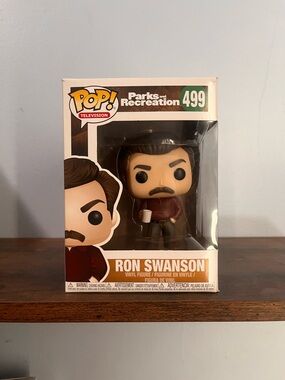 Funko Ron Swanson Pop! Vinyl Figure - Brown, Black